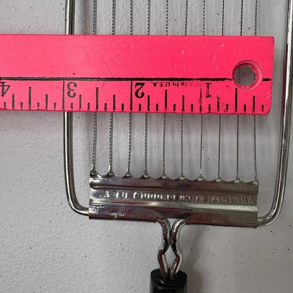Vintage Ekco Multi‎ Slicer Tool Serrated Wires  Made in USA tomato egg avocado